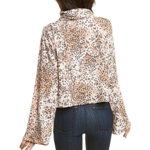 𝅺VINTAGE HAVANA Pop Stitching Oversize Top Women's Size Small - Picture 2 of 3